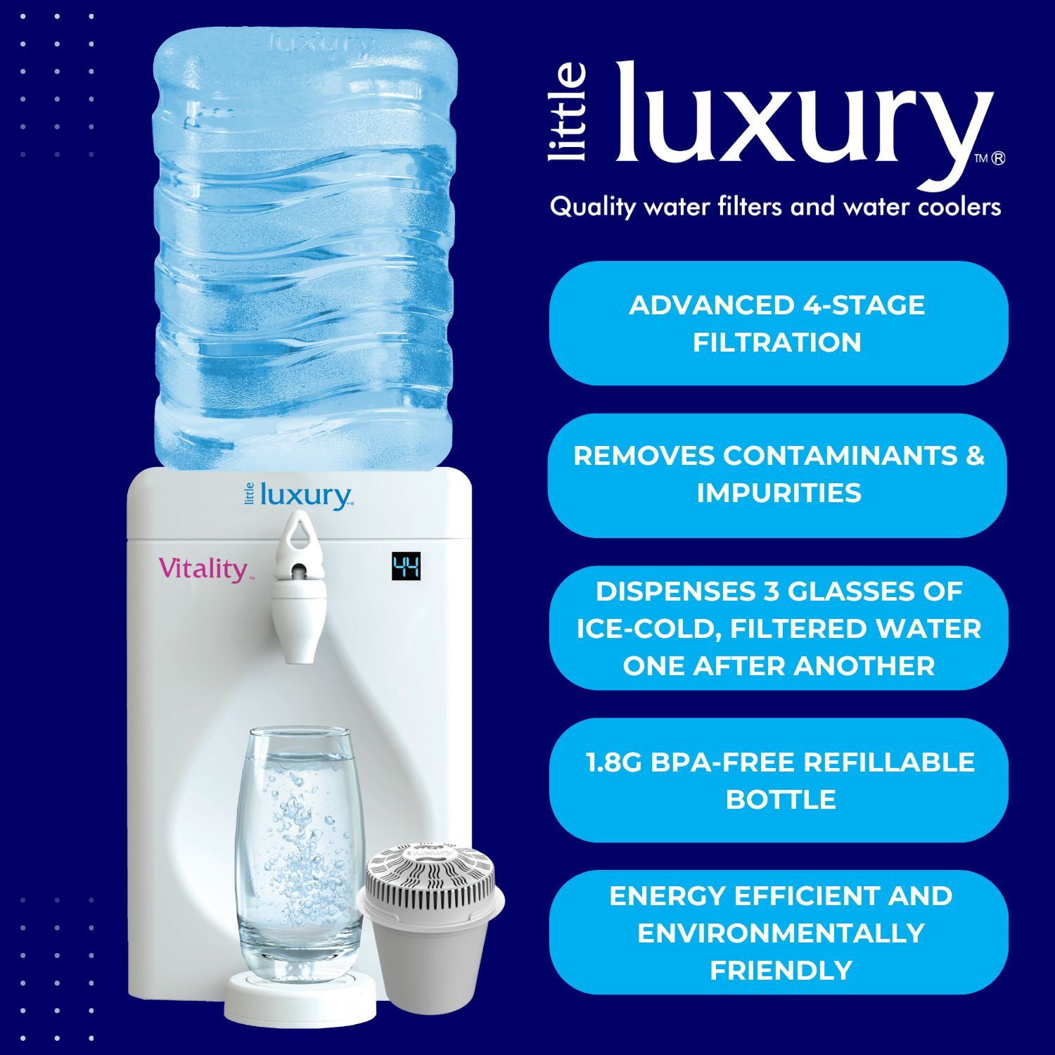 Vitality Mini Water Cooler with Filter - Image 5