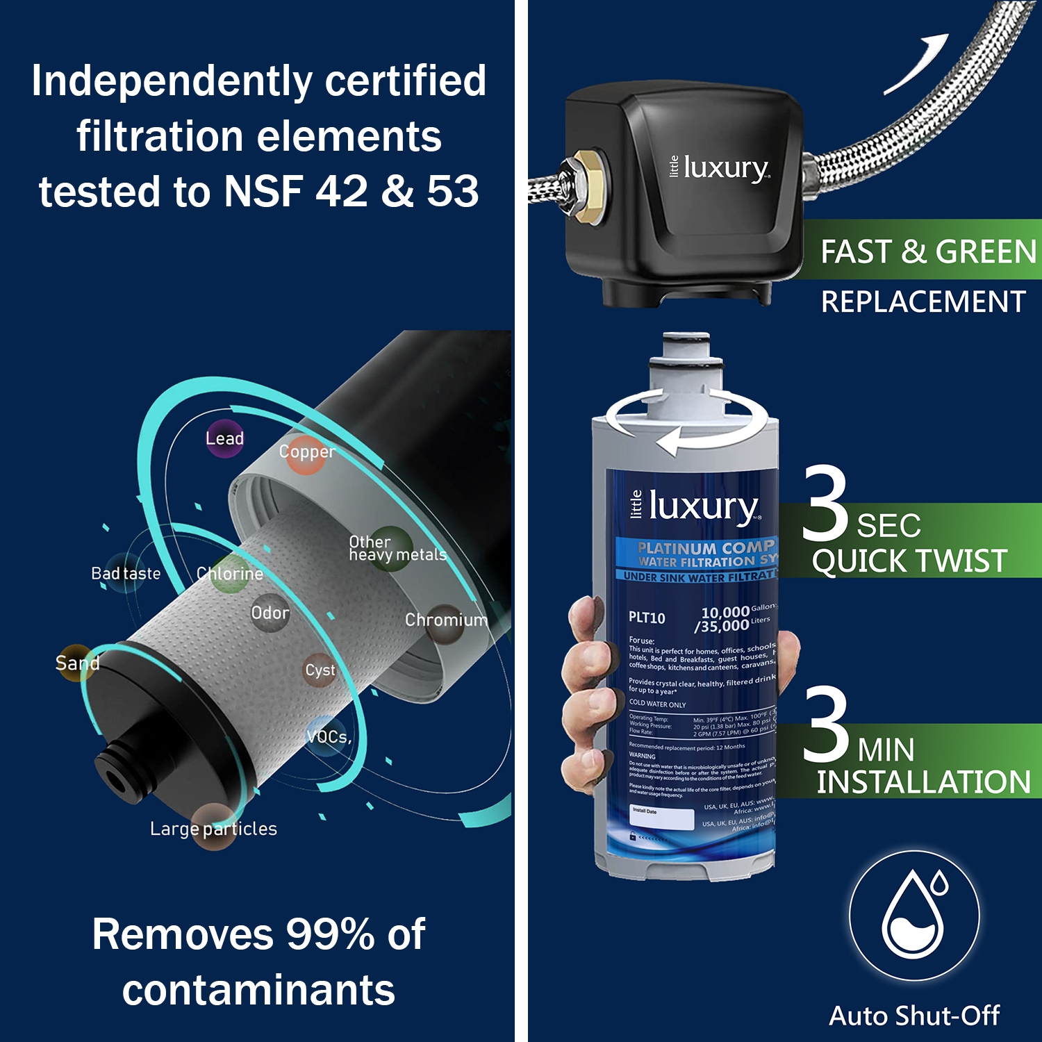 Platinum Complete Under Sink Water Filtration System - Image 3