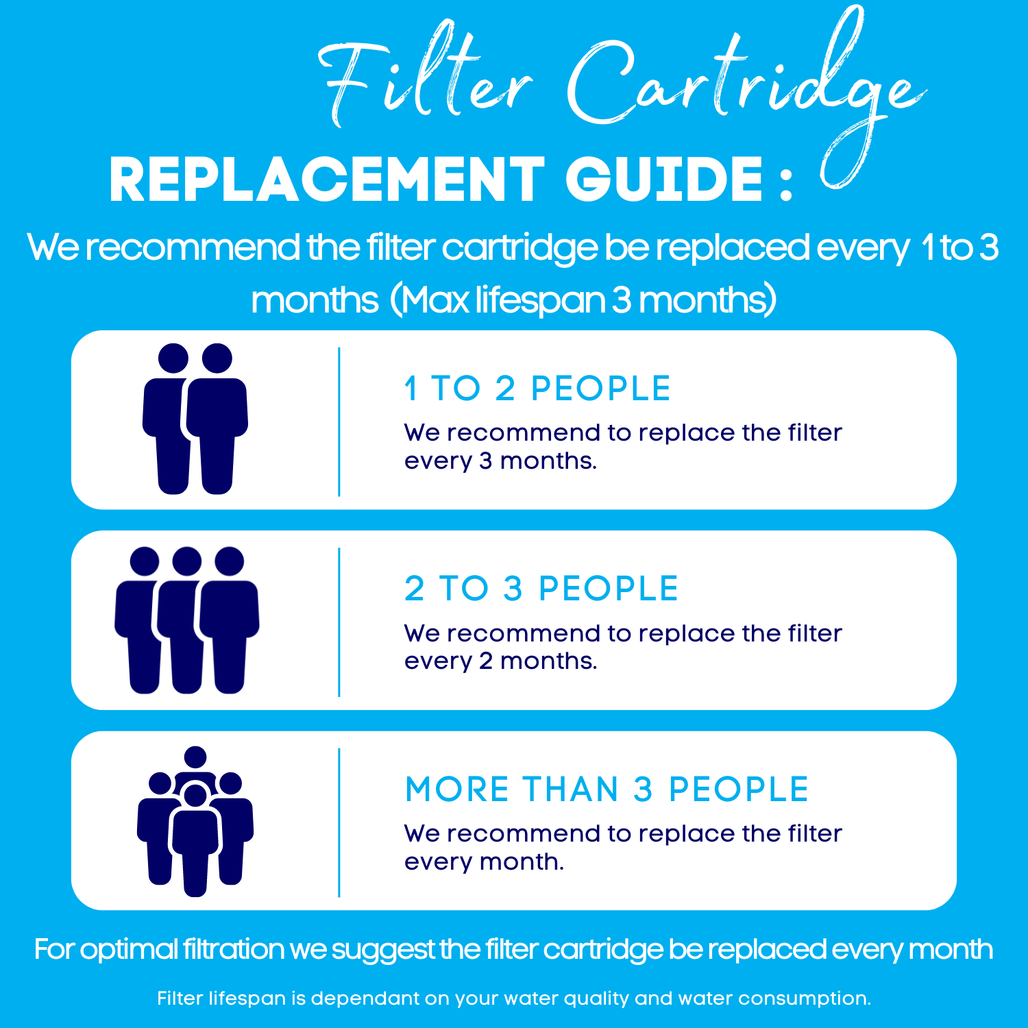Hawaiian Water Filter Jug 2.5L - Image 2