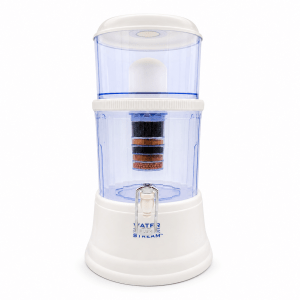 Little Luxury Crystal Clear 12L desktop gravity water filter dispenser