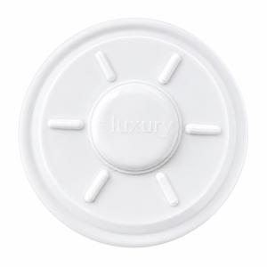 Top view of Little Luxury Vitality replacement water bottle cap
