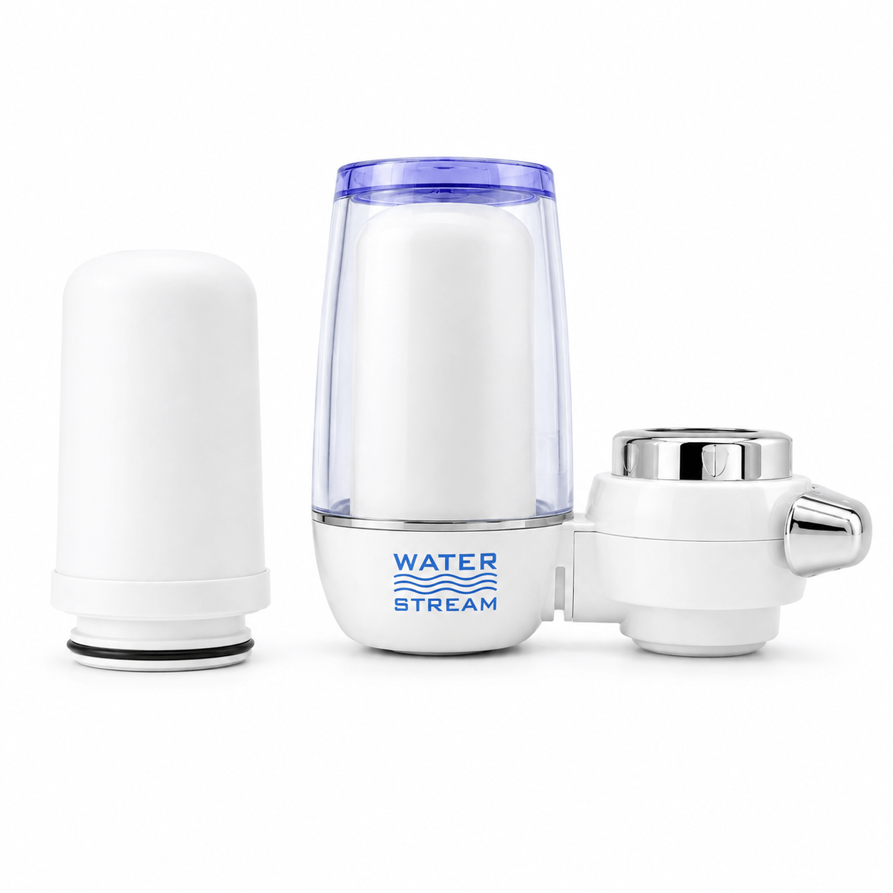 Luxury Home Tap Water Filter with removable replacement filter cartridge