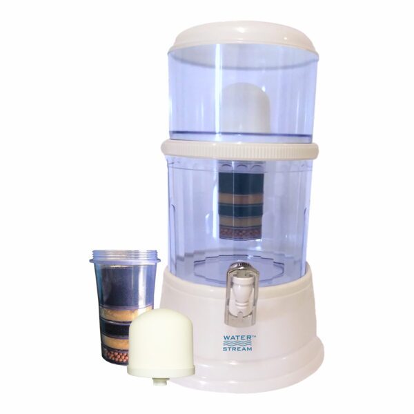 Water Stream Crystal Clear Desktop Dispenser - Image 2