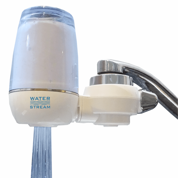 Luxury Home Tap Water Filter Unit attached to a tap