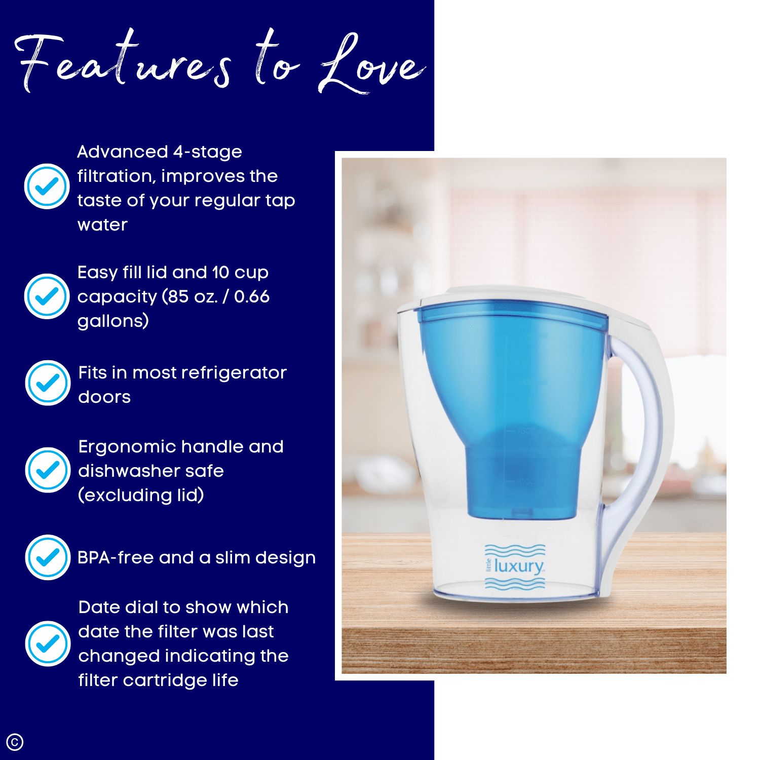 Hawaiian Water Filter Jug 2.5L - Image 5
